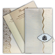 Butter paper wedding invitation, Hindu wedding invitation USA